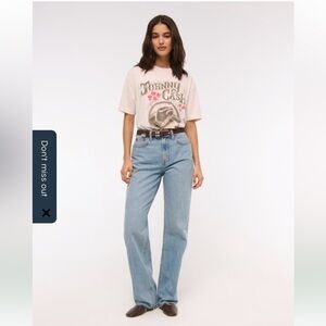 Abercrombie & Fitch High Rise Loose Jeans